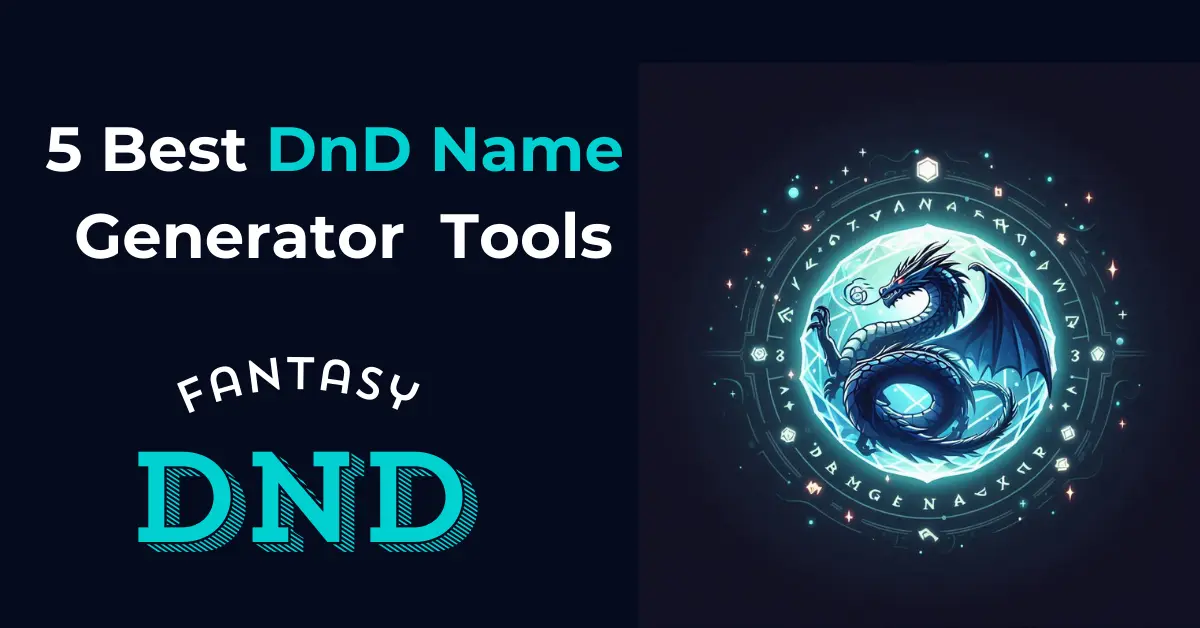 Dnd name generator tools