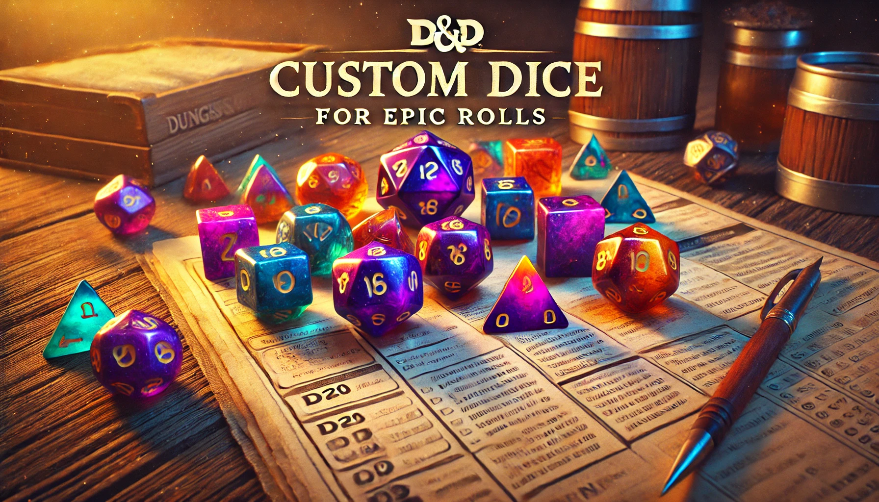 Dungeons and Dragons dice